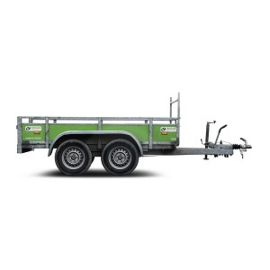Gratis aanhangwagen tandemasser t.b.v. vervoer steiger
