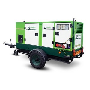 Aggregaat 70 KVA aanhangermodel diesel Aggregaat 70 KVA aanhangermodel diesel